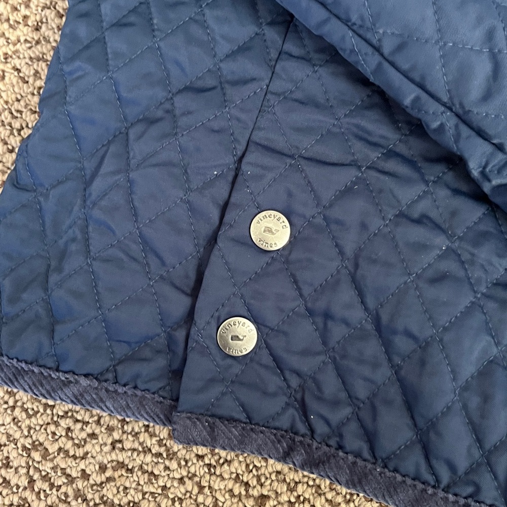 Vineyard vines blue quilted jacket - Picture 5 of 5